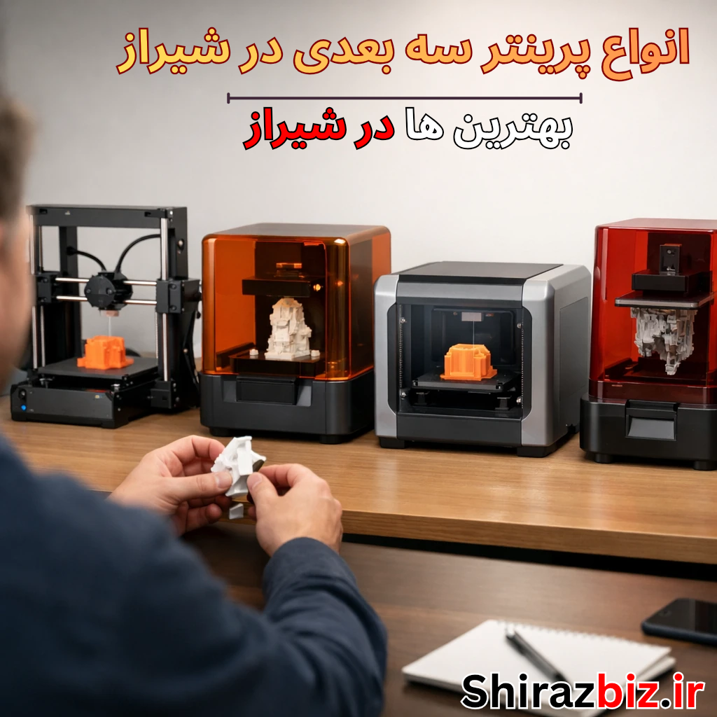 انواع پرینتر سه‌ بعدی در شیراز
